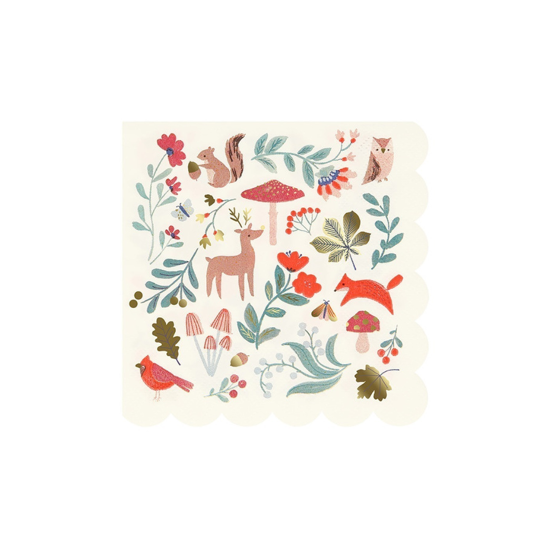 Winter Woodland Small Napkins