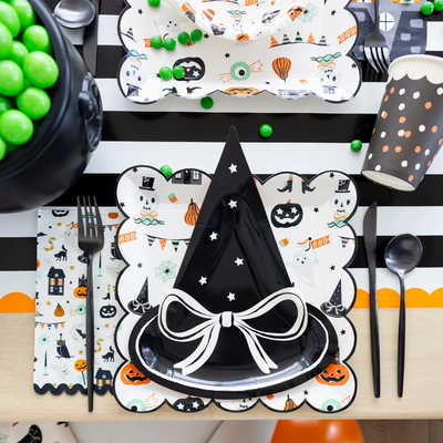 Witch Hat Shaped Paper Plate
