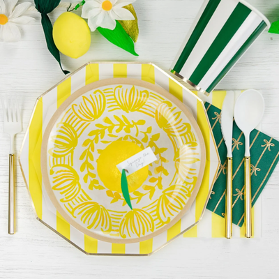 Yellow Stripe Napkins