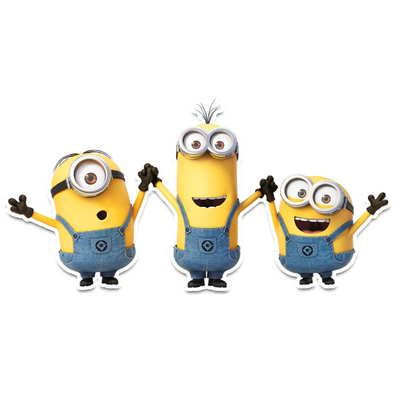 Adorno Movil Minions 112 cms de ancho