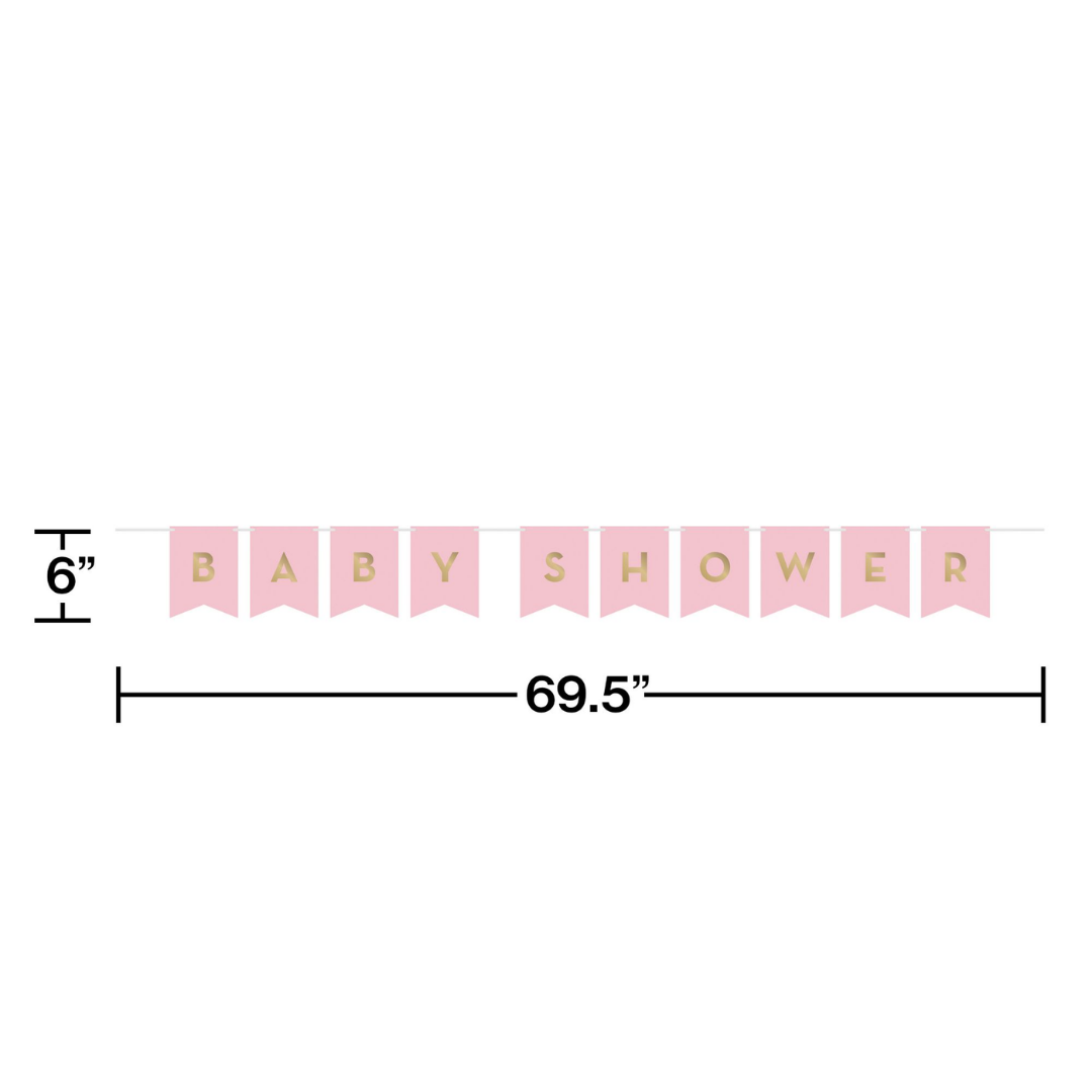 Banner Pink and Gold
