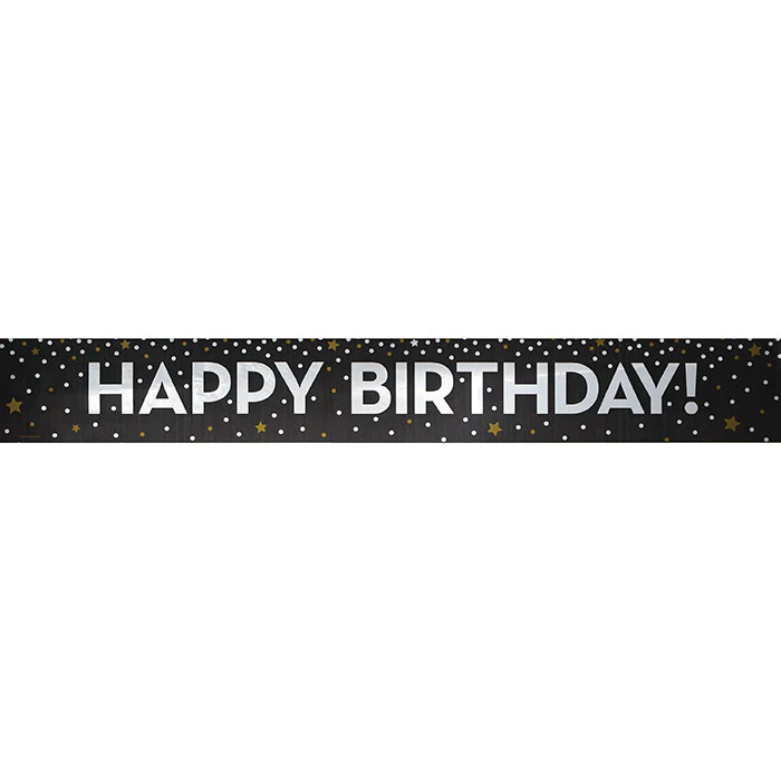 Banner Happy Birthday Negro
