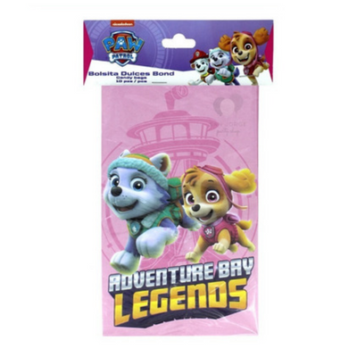Bolsa Bond para Dulces Paw Patrol Rosa