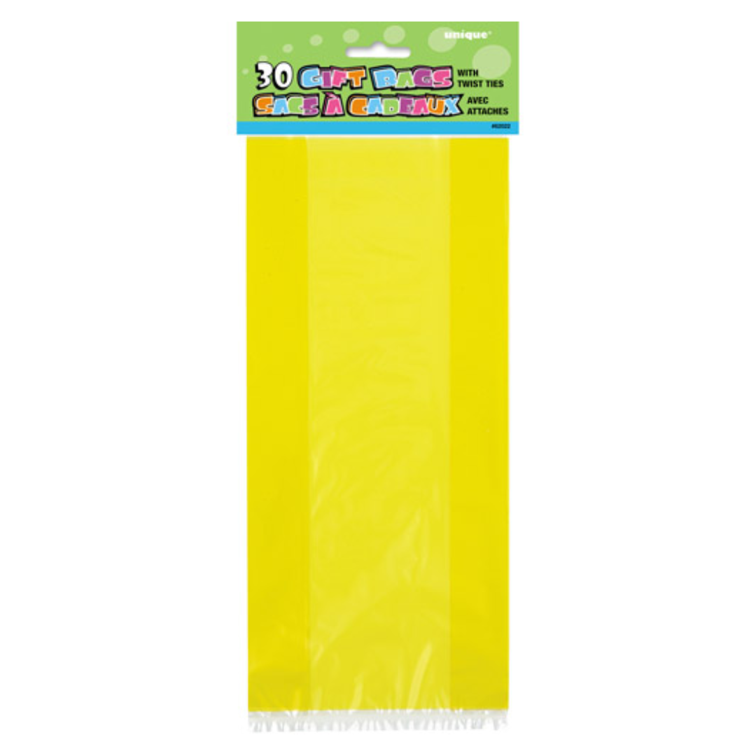 Bolsa Celofan Amarillo (30 pz)