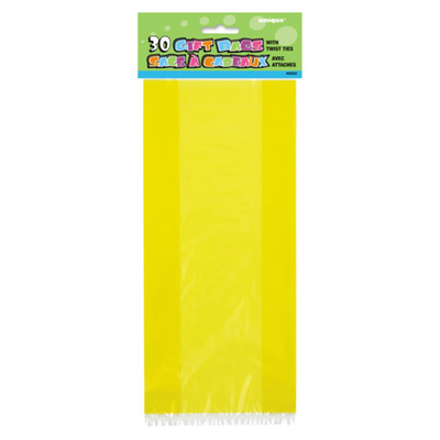 Bolsa Celofan Amarillo (30 pz)