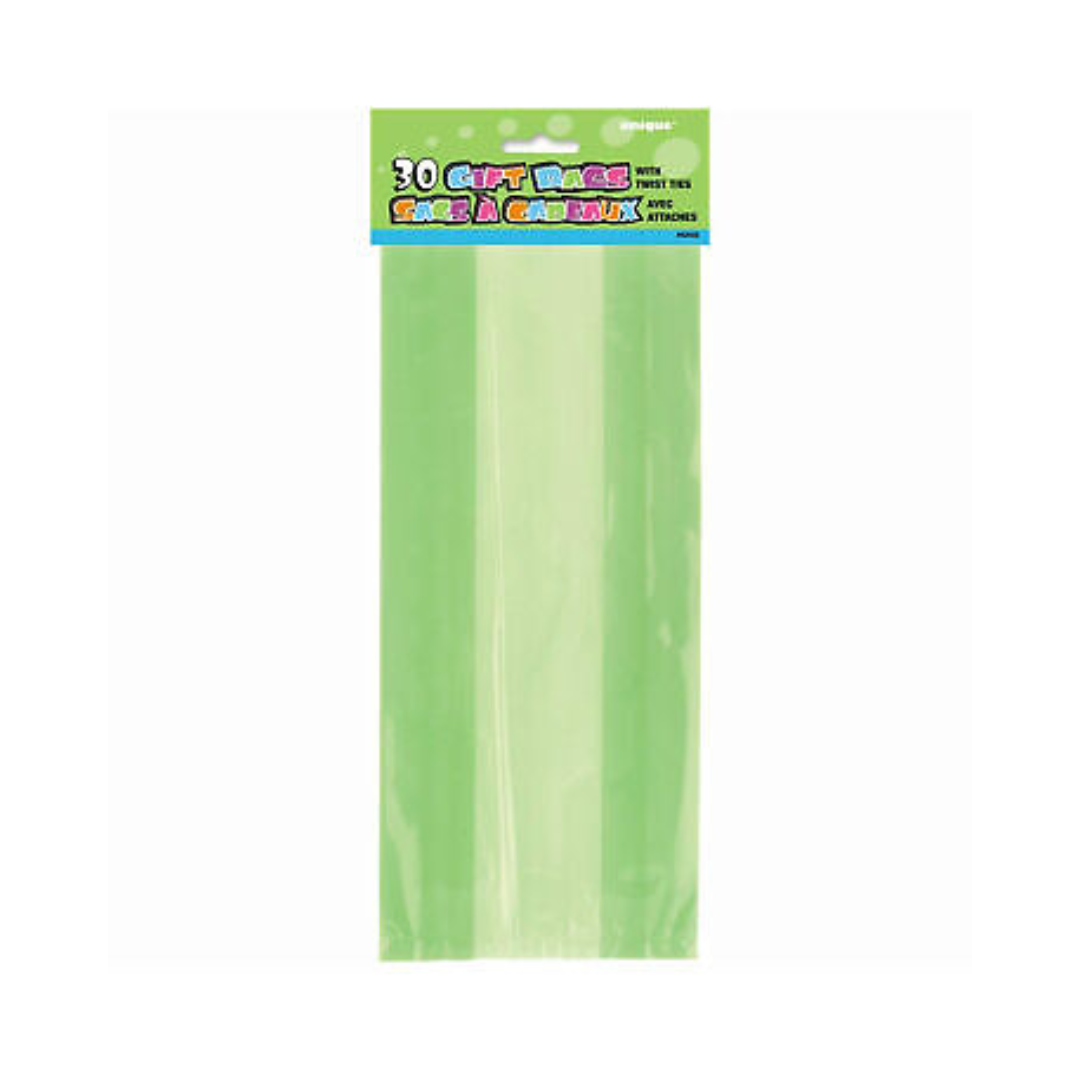 Bolsa Celofan Verde Limon (30 pz)