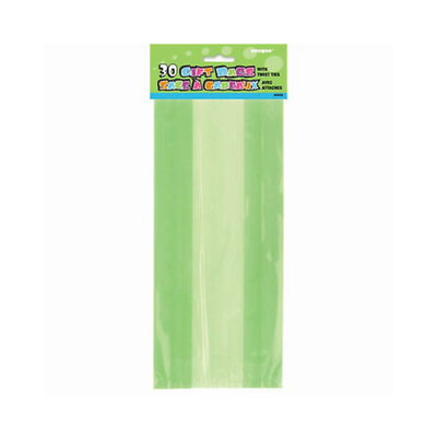 Bolsa Celofan Verde Limon (30 pz)