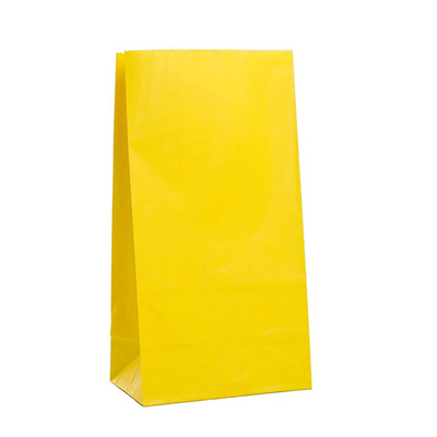 Bolsa de Papel Amarillo (12 piezas)