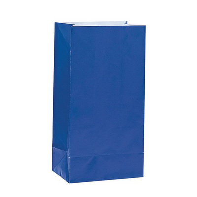 Bolsa de Papel Azul (12 piezas)