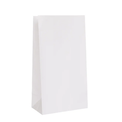 Bolsa de Papel Blanco (12 piezas)