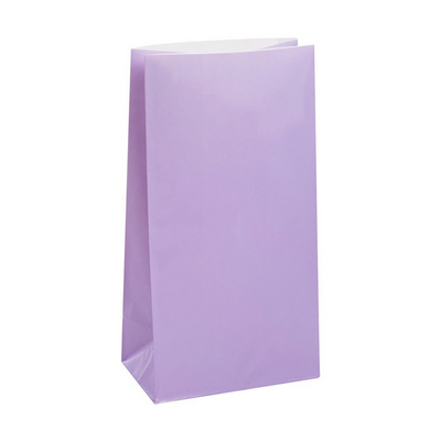 Bolsa de Papel Lila (12 piezas)