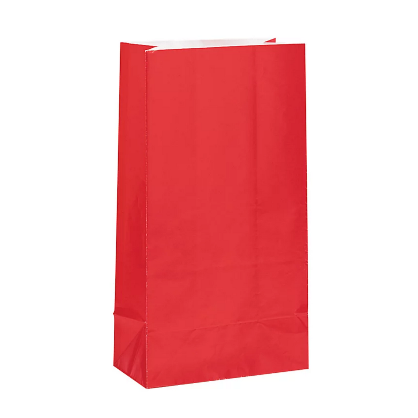Bolsa de Papel Rojo (12 piezas)