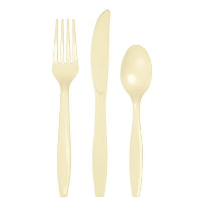 Cubiertos Surtidos Ivory (24 pz)