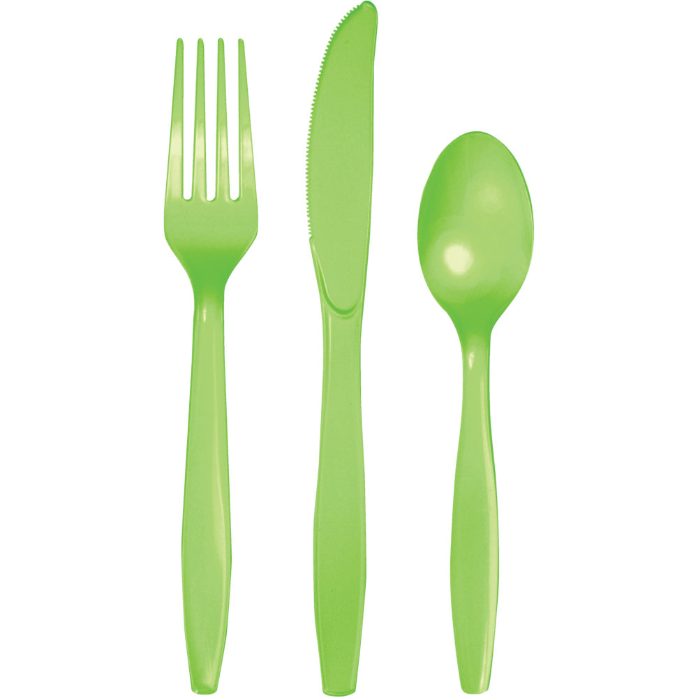 Cubiertos Surtidos Verde Kiwi (24 piezas)