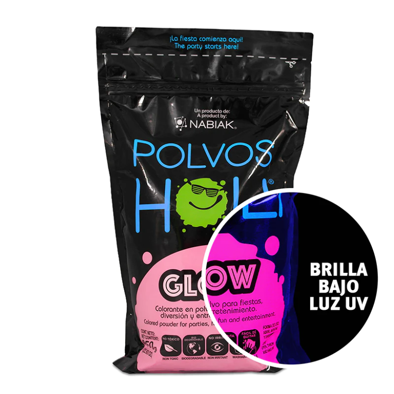 Holi Glow Rosa MAXIBOLSA