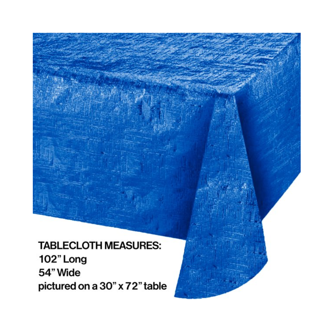 Mantel Azul Metálico