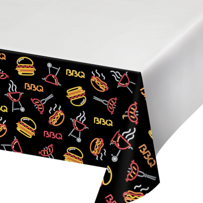 Mantel Neon BBQ (54"x102")