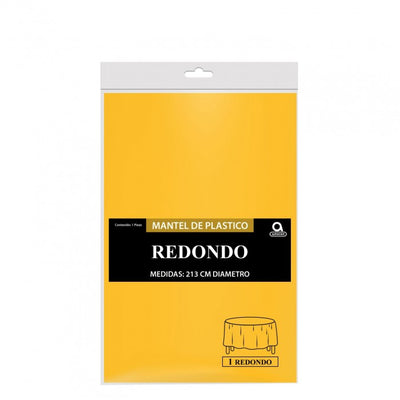Mantel Redondo Amarillo (Amscan)