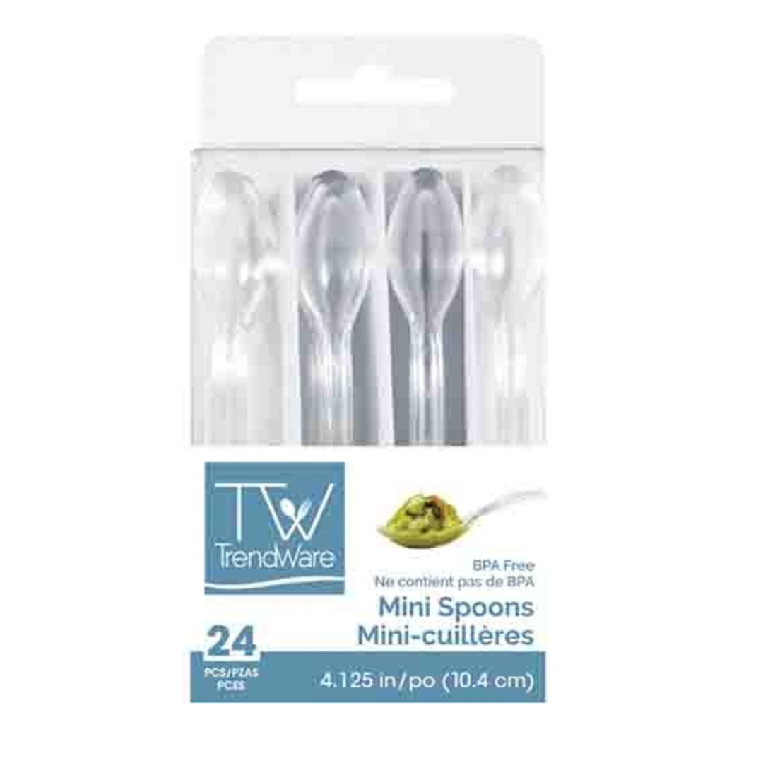 Mini Spoons Transparentes (24 pz)