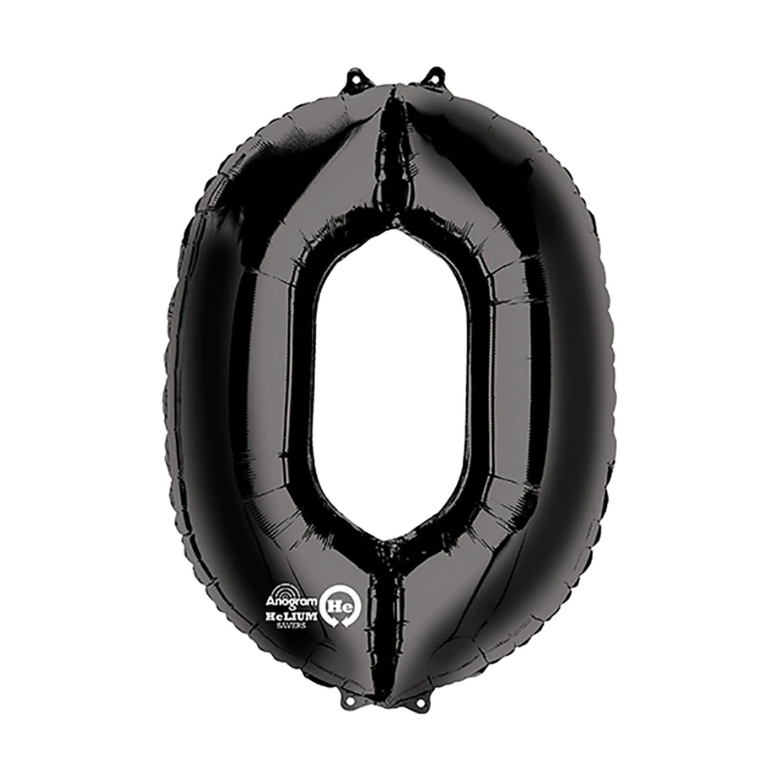 Número 0 Negro 34"