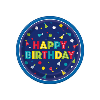 Peppy Birthday 7" Plato