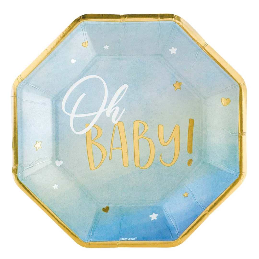 Plato 10" Oh Baby Foil Blue