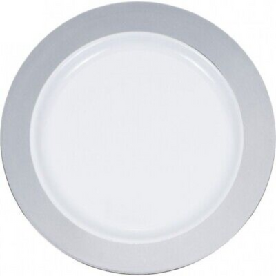 Plato Plastico Silver Big