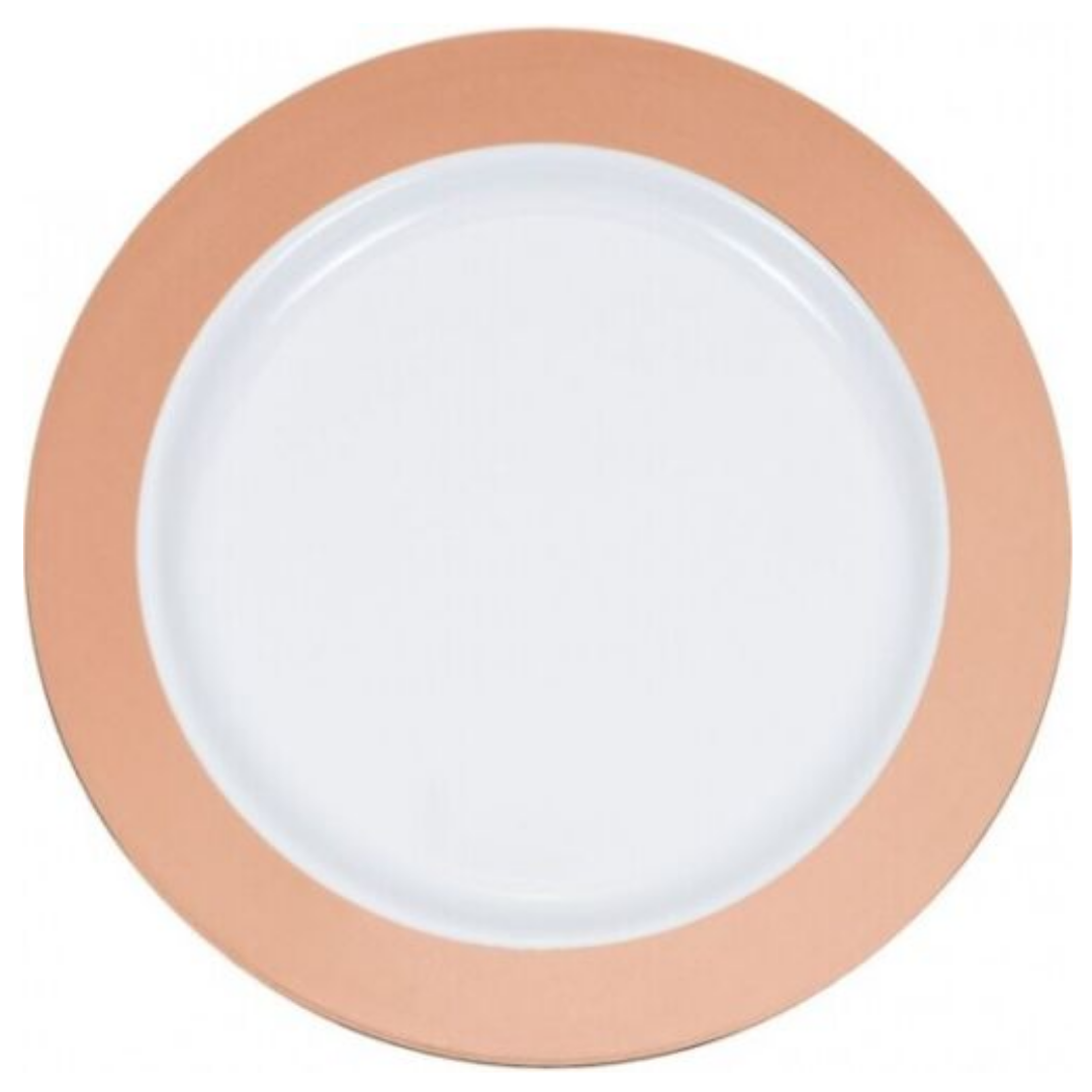 Plato Plastico Rose Gold