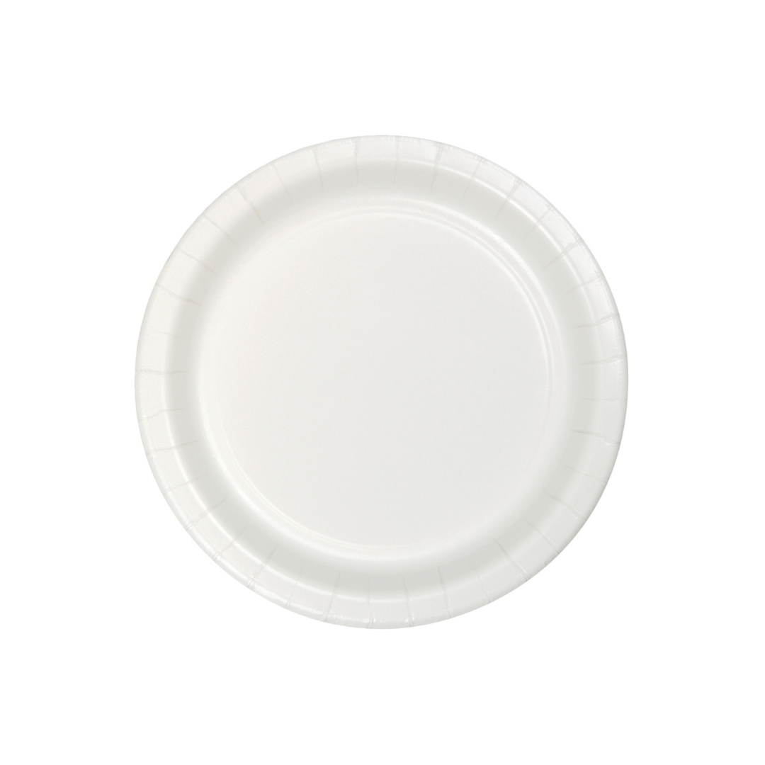 Plato 7' Blanco (24 piezas)