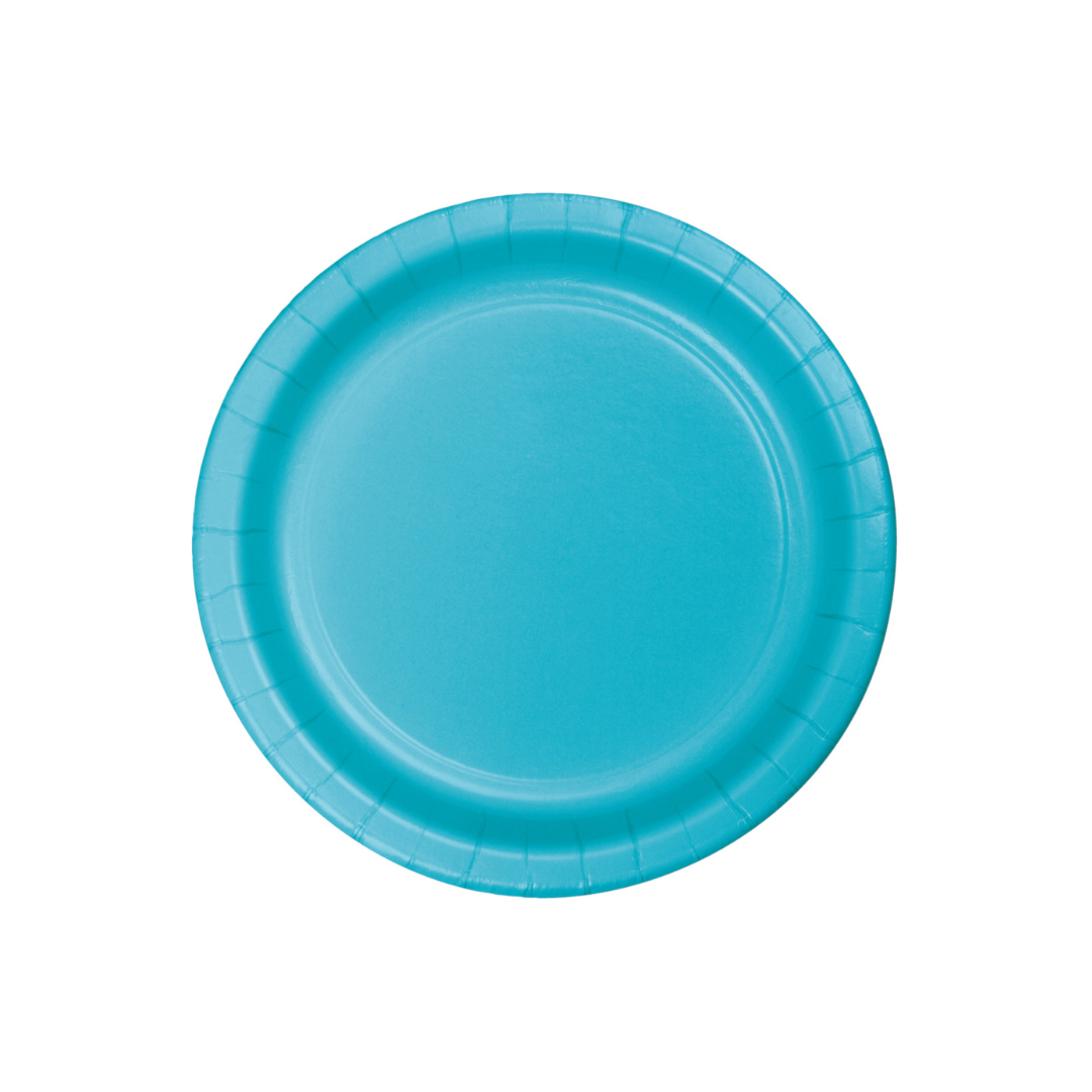 Plato 7' Turquesa (24 piezas)