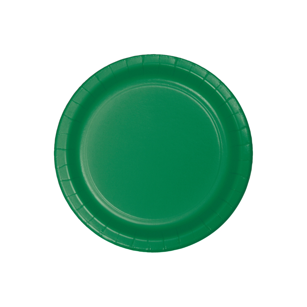Plato 7' Verde (24 piezas)
