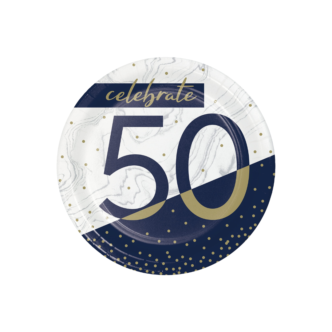 Plato 7" CC Navy & Gold 50