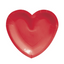 Plato 8" Red Heart