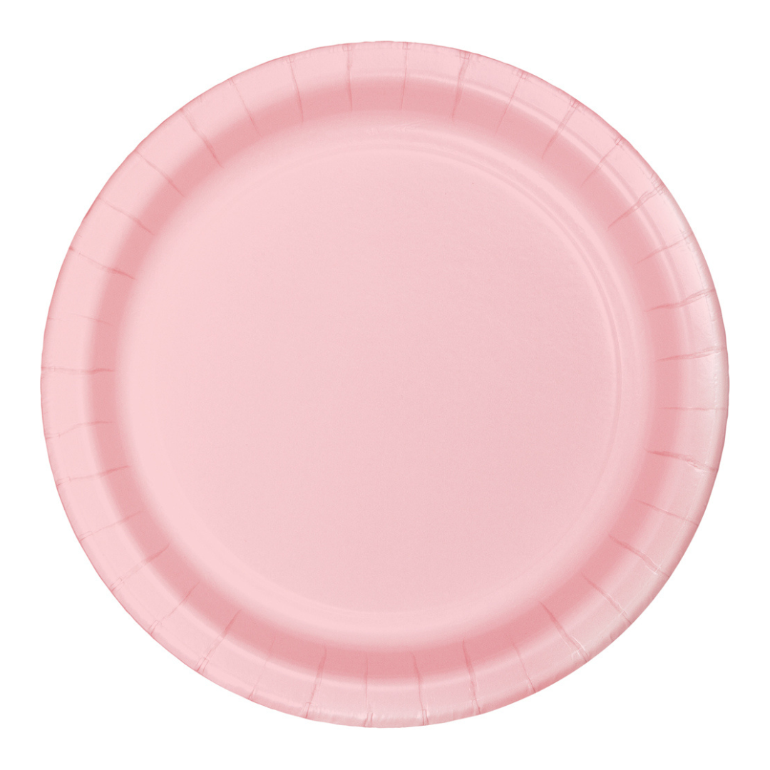 Plato 9' Rosa Claro (24 piezas)