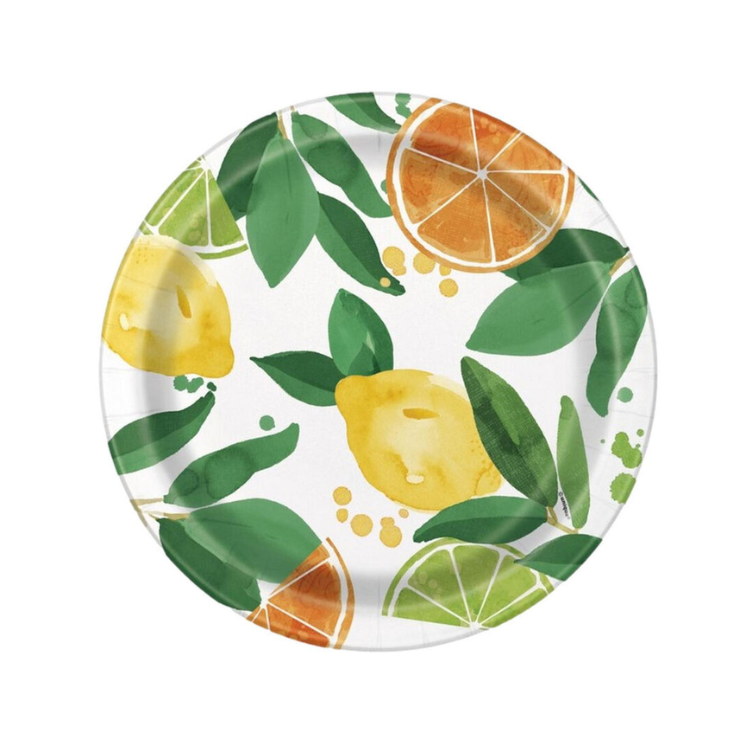 Plato 9" Citrus Fruit
