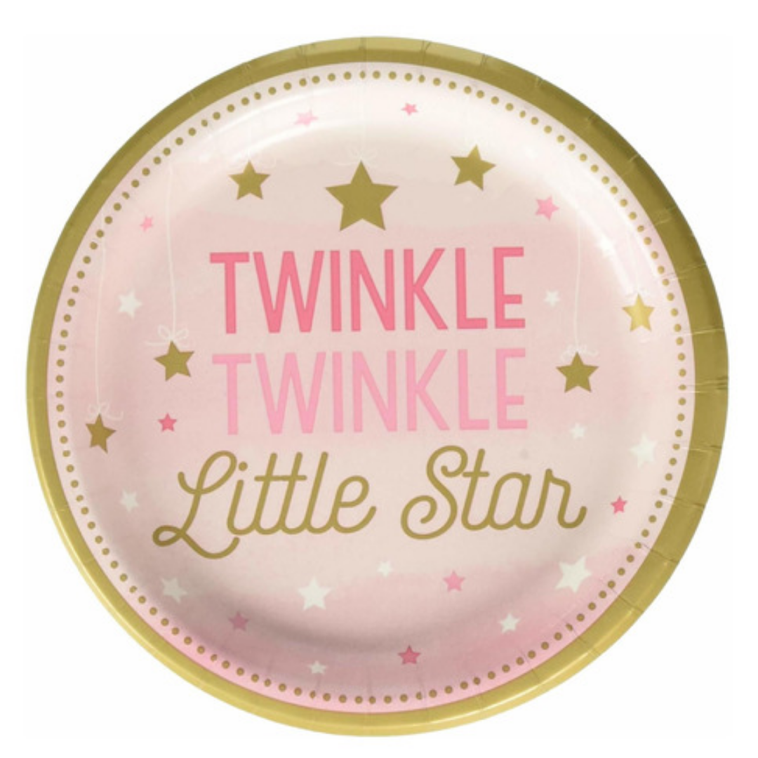 Plato 9" Twinkle Star Pink