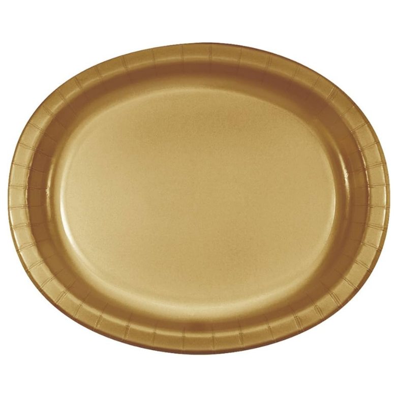 Plato Ovalado Dorado