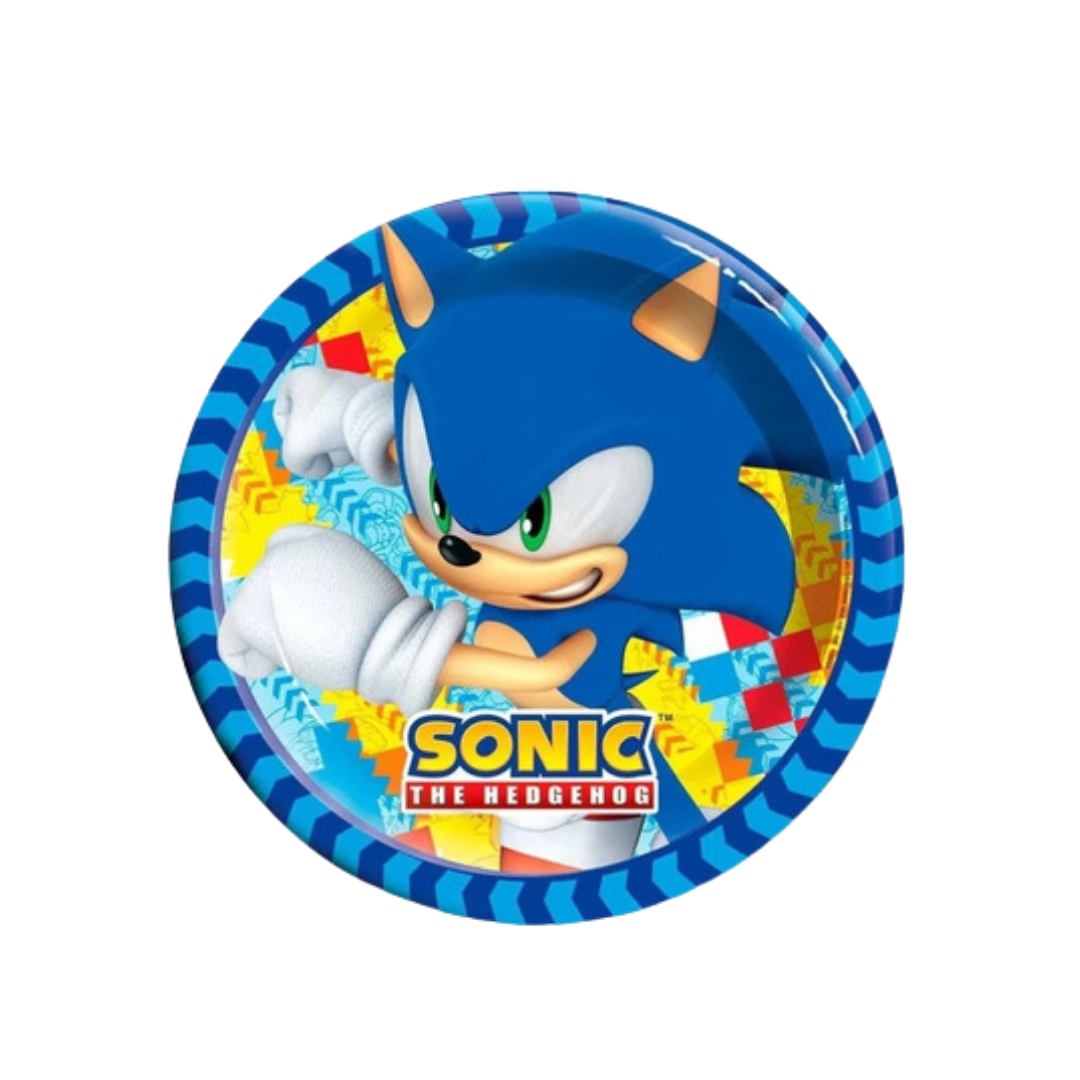 Plato Pastelero Sonic