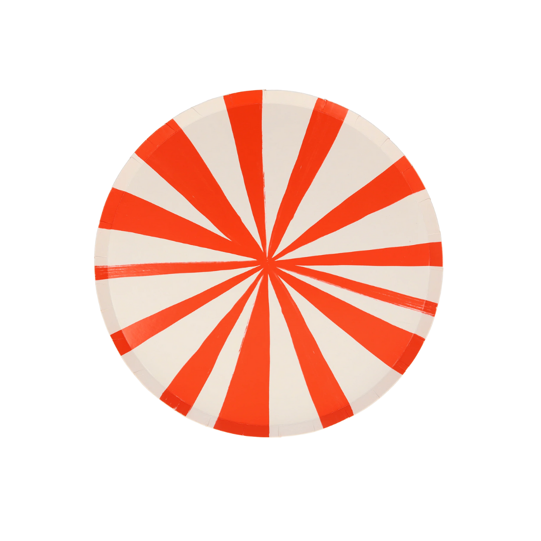 Red Stripe Side plates