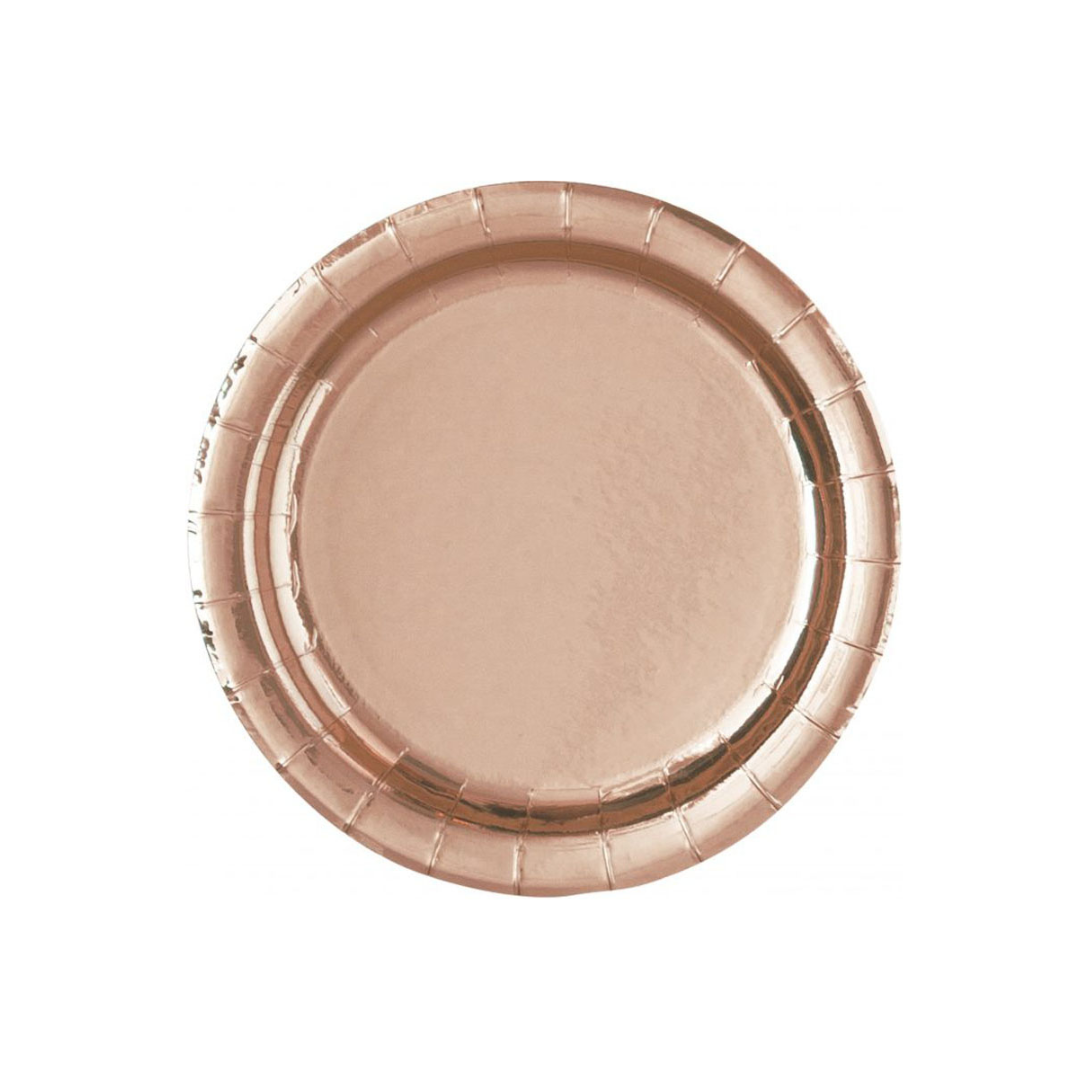 Rose Gold Plate 7"