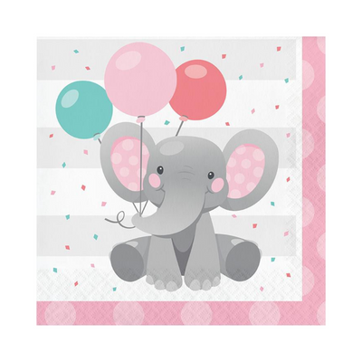 Servilletas Elephant Girl