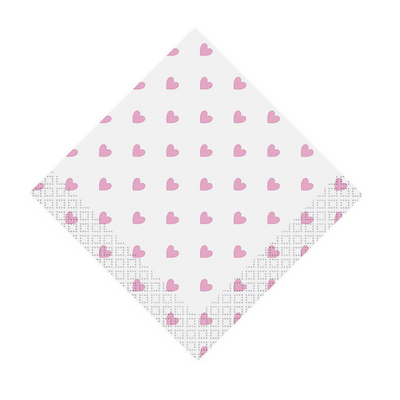 Servilletas Pink Hearts