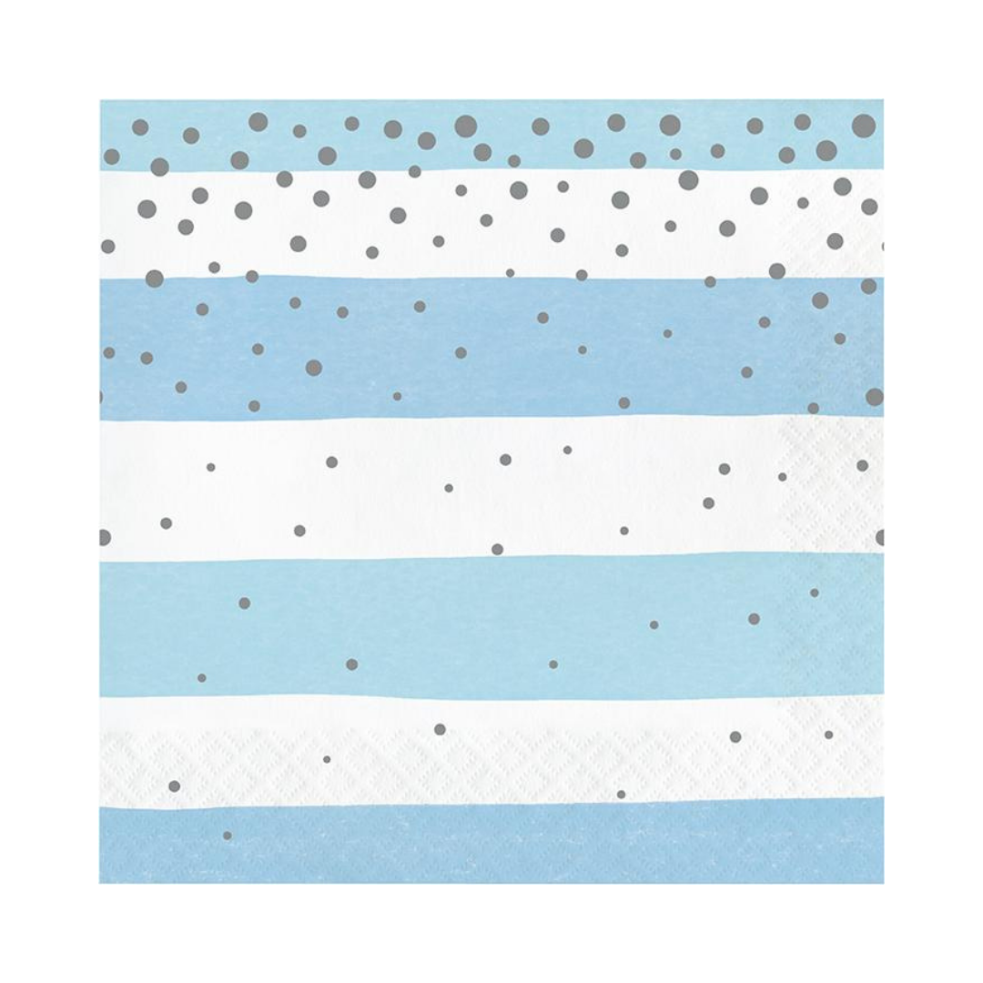 Servilletas Silver and Blue