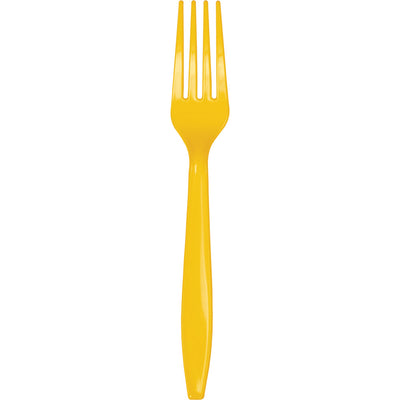Tenedores Amarillo (24 piezas)