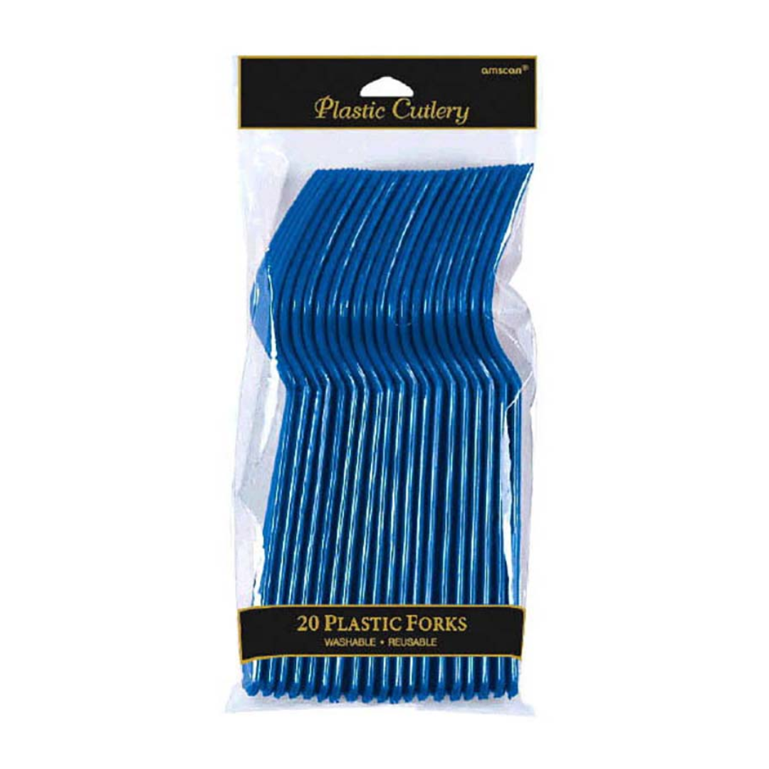 Tenedores Azul (20 pz)
