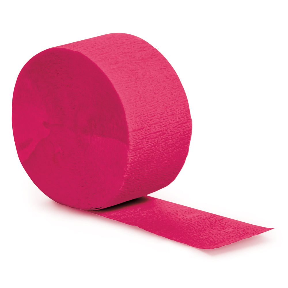 Tira de Crepe 81" Rosa Magenta