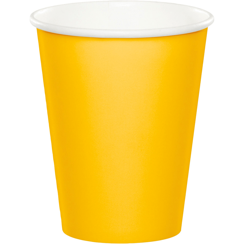 Vaso 9 oz Amarillo (24 piezas)