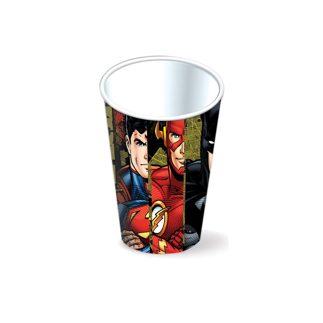 Vaso 9 oz Liga de la Justicia