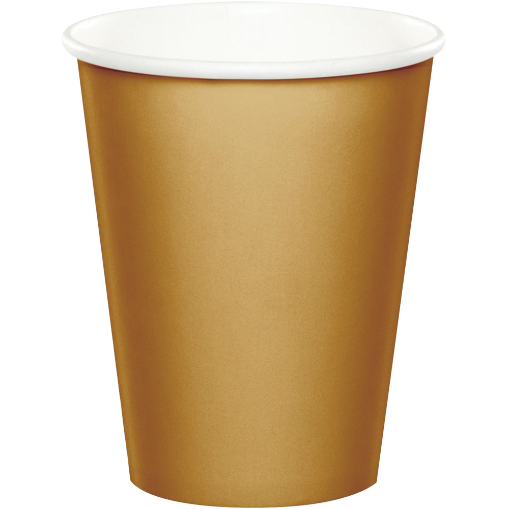 Vaso 9 oz Dorado (24 piezas)