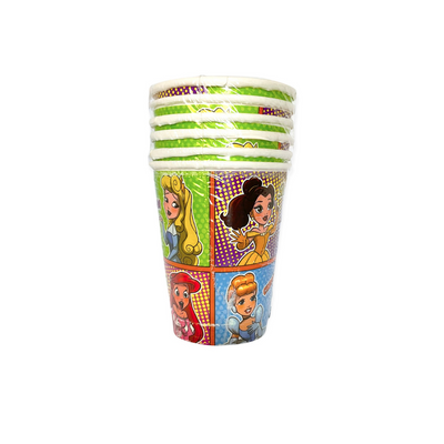 Vaso 9 oz Princess Comic
